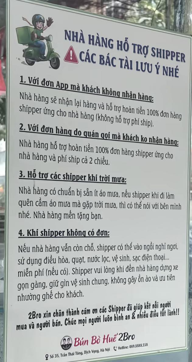 Từ nay, nhiều quán ăn ra luật đền tiền 100% khiến shipper vui mừng khôn xiết- Ảnh 1. Từ nay, nhiều quán ăn ra luật đền tiền 100% khiến shipper vui mừng khôn xiết- Ảnh 1.
