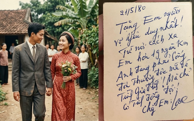 Mặt sau bức ảnh từ năm 1980 x&ocirc;n xao MXH: V&agrave;i c&acirc;u ngắn ngủi, k&yacute; t&ecirc;n 2 chữ th&ocirc;i m&agrave; thấm đến tận tim- Ảnh 2.