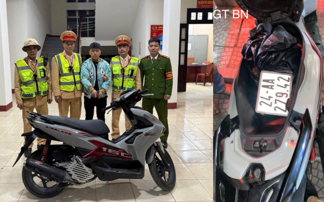 Chặn xe Airblade không biển số lúc nửa đêm, CSGT phát hiện điều bất thường của thanh niên SN 2009- Ảnh 1. Chặn xe Airblade không biển số lúc nửa đêm, CSGT phát hiện điều bất thường của thanh niên SN 2009- Ảnh 1.