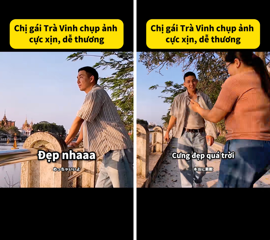 Kh&aacute;ch Nhật đỏ mặt chỉ v&igrave; uống ly c&agrave; ph&ecirc; m&agrave; bị chị chủ qu&aacute;n li&ecirc;n tục gọi cưng khen đẹp trai qu&aacute;- Ảnh 2.