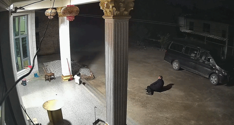 Khoảnh khắc em b&eacute; hơn 1 tuổi đi chưa vững vẫn cố đỡ &ocirc;ng bị ng&atilde; khiến 18 triệu người x&uacute;c động- Ảnh 3.