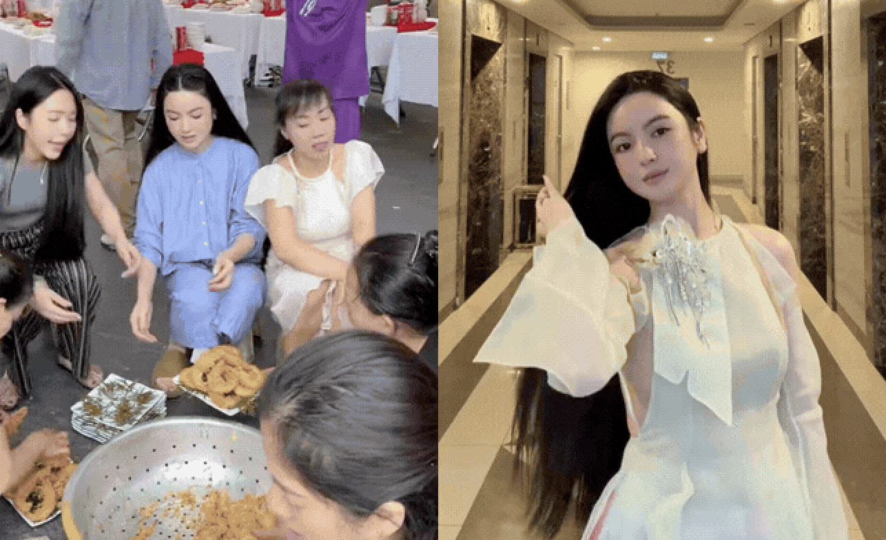 Chu Thanh Huyền - vợ Quang Hải tr&ecirc;n phố l&agrave; CEO sang chảnh, về qu&ecirc; chồng vẫn xắn tay v&agrave;o l&agrave;m cỗ như thường- Ảnh 1.