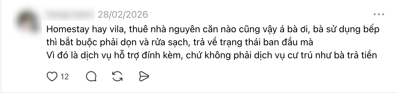 Homestay Ninh B&igrave;nh phạt kh&aacute;ch 150 ngh&igrave;n tội kh&ocirc;ng dọn r&aacute;c v&agrave; kh&ocirc;ng rửa b&aacute;t- Ảnh 5.