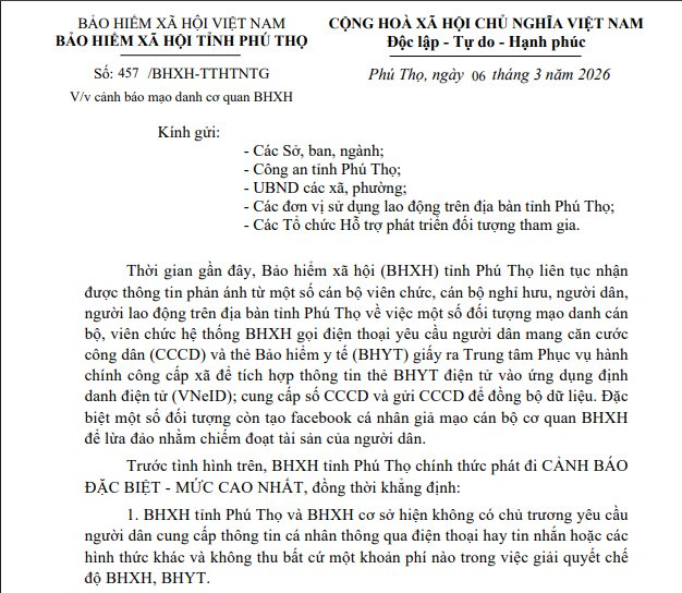 Bảo hiểm x&atilde; hội ph&aacute;t cảnh b&aacute;o đặc biệt, người d&acirc;n cần lưu &yacute;- Ảnh 1.