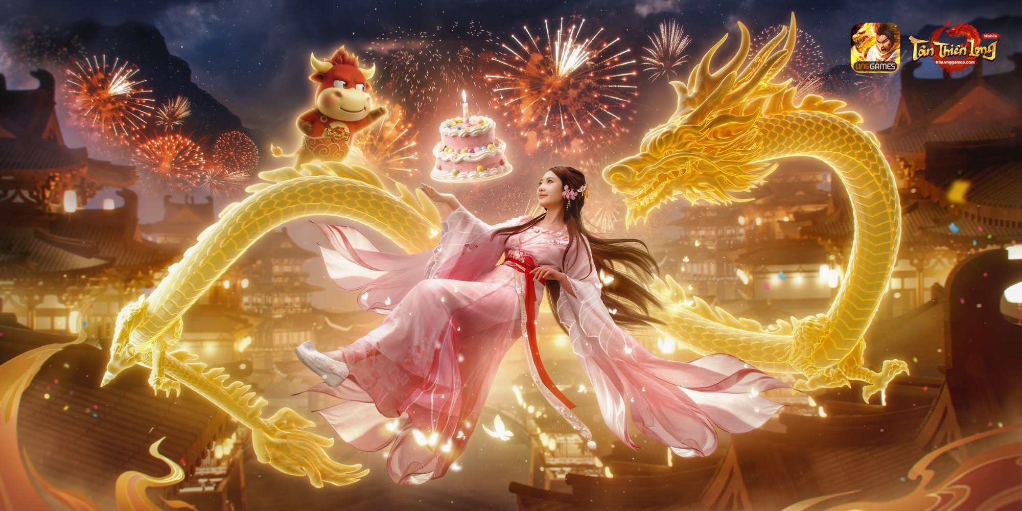 Vương Ngữ Y&ecirc;n bước ra ngo&agrave;i đời thực qua bộ ảnh mừng sinh nhật 7 tuổi T&acirc;n Thi&ecirc;n Long Mobile- Ảnh 1.