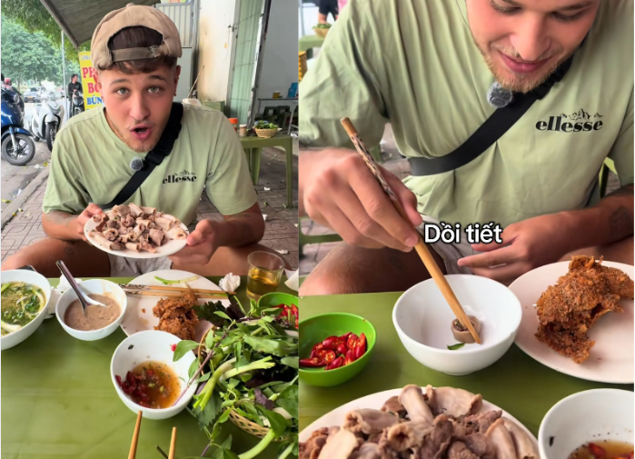 Kh&ocirc;ng phải phở hay b&aacute;nh m&igrave;, đ&acirc;y mới l&agrave; m&oacute;n ăn s&aacute;ng Việt khiến kh&aacute;ch T&acirc;y thốt l&ecirc;n: &ldquo;Lần đầu trong đời ăn kiểu n&agrave;y, thật đi&ecirc;n rồ&rdquo;- Ảnh 1.