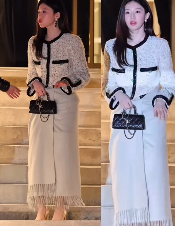&ldquo;Nữ thần dao k&eacute;o đẹp hơn Song Hye Kyo&rdquo; g&acirc;y b&agrave;n t&aacute;n v&igrave; quấn chăn ở Paris Fashion Week- Ảnh 1.