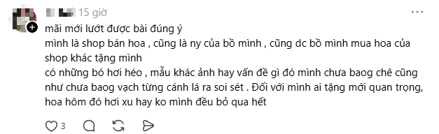 Trend b&oacute;c phốt hoa bạn trai tặng: Loạt chủ shop hoa "tức nước vỡ bờ", người mua kh&ocirc;ng n&oacute;i - cớ sao người nhận lại CH&Ecirc;?- Ảnh 9.