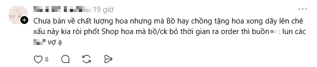 Trend b&oacute;c phốt hoa bạn trai tặng: Loạt chủ shop hoa "tức nước vỡ bờ", người mua kh&ocirc;ng n&oacute;i - cớ sao người nhận lại CH&Ecirc;?- Ảnh 10.