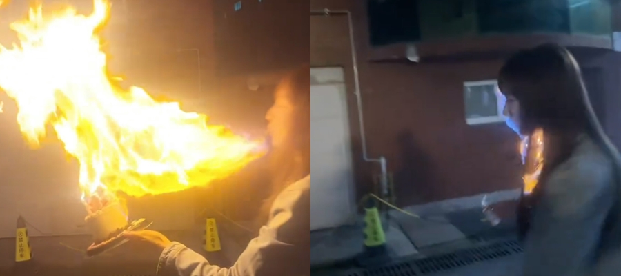 Nữ diễn vi&ecirc;n bị bỏng nặng gương mặt ngay trong ng&agrave;y sinh nhật tuổi 27 v&igrave; đu trend "b&aacute;nh kem phun lửa"- Ảnh 2.