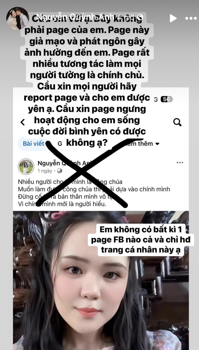 Bị mạo danh khịa hết vợ Quang Hải đến Văn To&agrave;n - H&ograve;a Minzy, vợ thủ qu&acirc;n ĐT Việt Nam cầu cứu tr&ecirc;n MXH