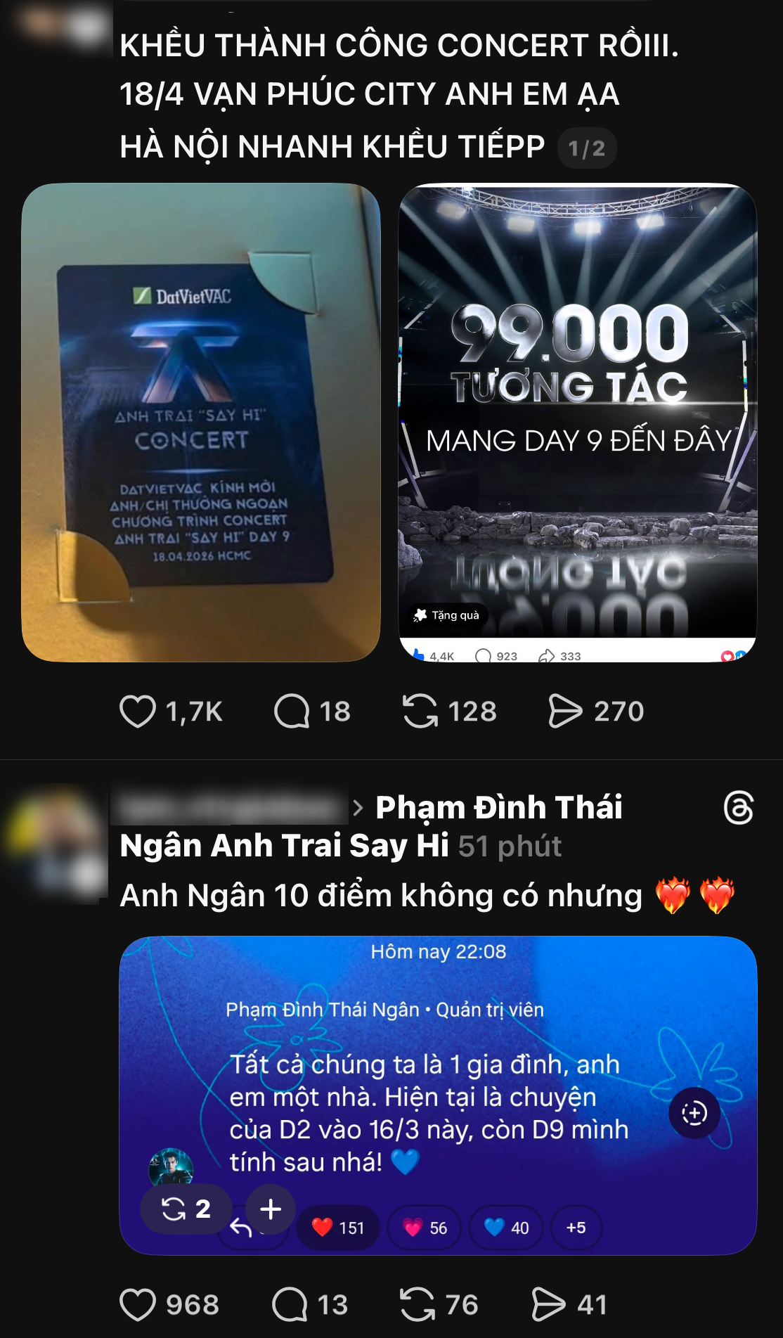 Hơn 6 triệu b&agrave;i đăng đưa Anh Trai Say Hi l&ecirc;n thẳng xu hướng trong đ&ecirc;m: Chuyện g&igrave; đang xảy ra?- Ảnh 4.