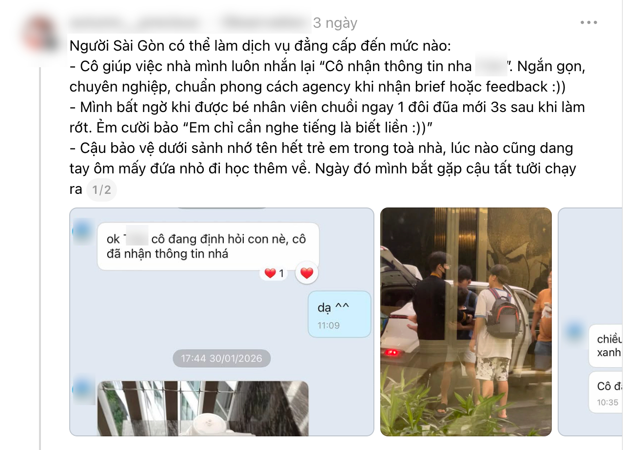 "Rớt đũa c&oacute; ngay đ&ocirc;i mới, ăn b&uacute;n đậu xe m&aacute;y đ&atilde; dắt sẵn quay đầu" - TP.HCM l&agrave;m dịch vụ tinh tế cỡ n&agrave;y!- Ảnh 1.