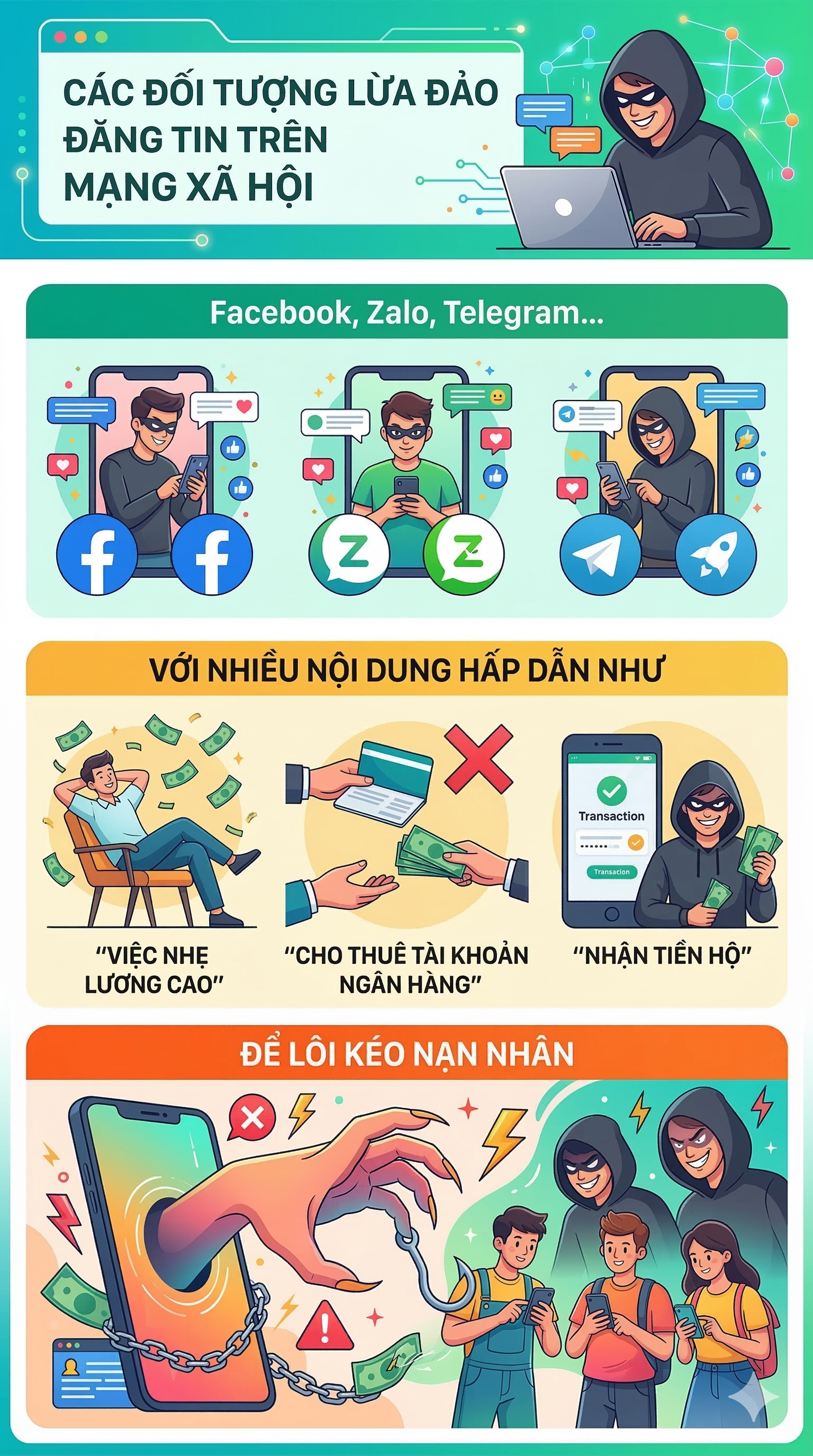 Xuất hiện thủ đoạn lừa đảo mới li&ecirc;n quan đến t&agrave;i khoản ng&acirc;n h&agrave;ng, người d&acirc;n đặc biệt ch&uacute; &yacute;- Ảnh 1.