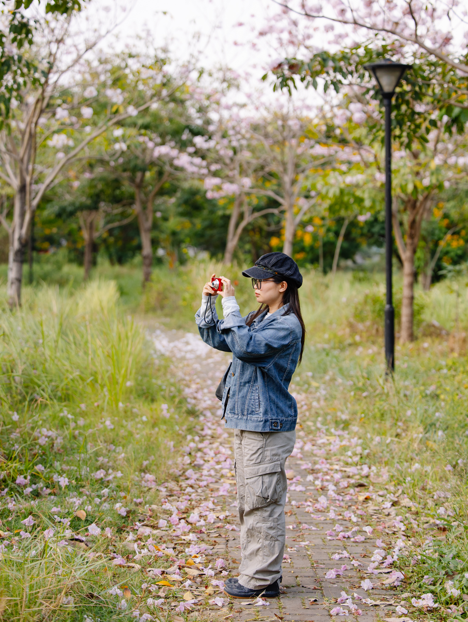 Giữa c&aacute;i nắng gắt ở TP.HCM, d&acirc;n t&igrave;nh đồng loạt đi chậm lại ngắm h&agrave;ng k&egrave;n hồng hiếm hoi trong năm- Ảnh 10.
