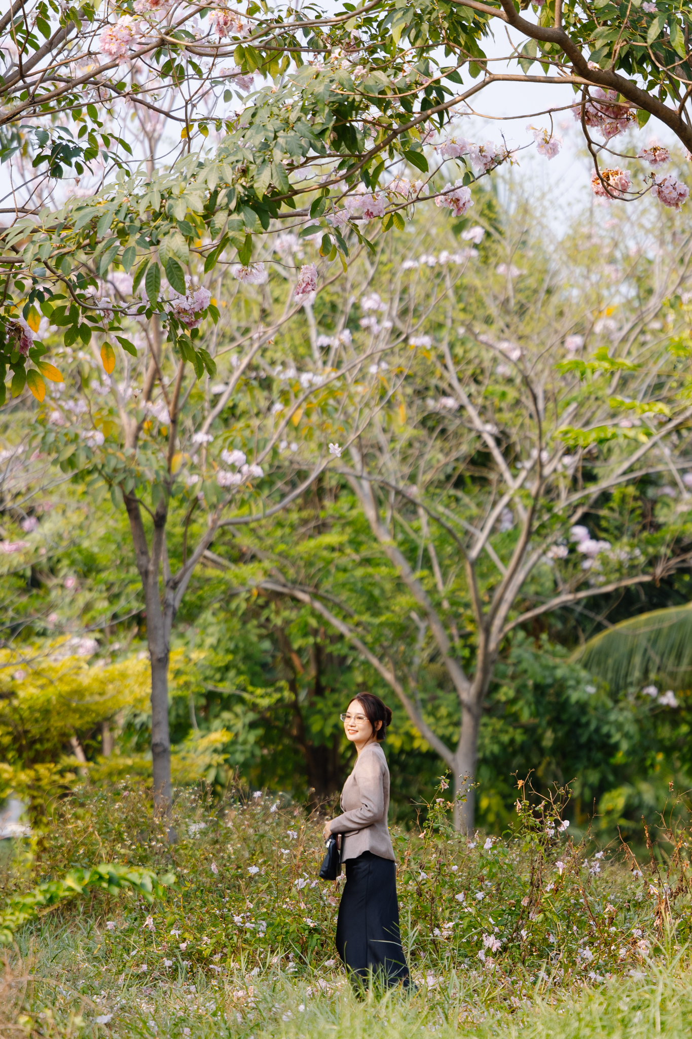 Giữa c&aacute;i nắng gắt ở TP.HCM, d&acirc;n t&igrave;nh đồng loạt đi chậm lại ngắm h&agrave;ng k&egrave;n hồng hiếm hoi trong năm- Ảnh 24.