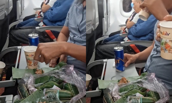 Cảnh tượng h&agrave;nh kh&aacute;ch uống bia, ăn nhậu tr&ecirc;n m&aacute;y bay: C&oacute; vi phạm quy định? Th&igrave; ra nhiều người chưa biết- Ảnh 2.