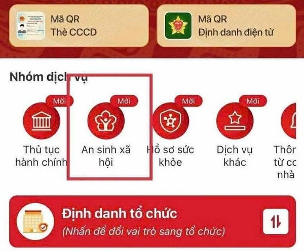 C&aacute;ch t&iacute;ch hợp t&agrave;i khoản an sinh x&atilde; hội tr&ecirc;n ứng dụng VNeID, người d&acirc;n n&ecirc;n l&agrave;m ngay để đảm bảo quyền lợi- Ảnh 1.