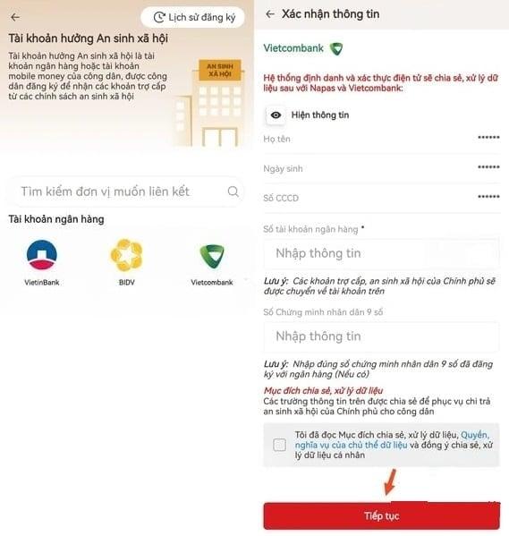 C&aacute;ch t&iacute;ch hợp t&agrave;i khoản an sinh x&atilde; hội tr&ecirc;n ứng dụng VNeID, người d&acirc;n n&ecirc;n l&agrave;m ngay để đảm bảo quyền lợi- Ảnh 4.