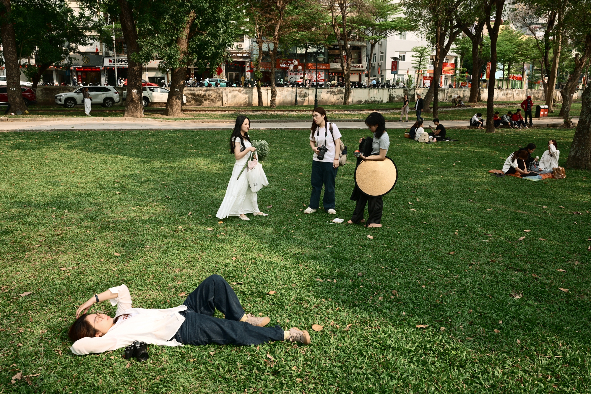 Người Hà Nội đang đổ xô ra công viên Thống Nhất săn lùng một khung cảnh vô thực- Ảnh 7. Người Hà Nội đang đổ xô ra công viên Thống Nhất săn lùng một khung cảnh vô thực- Ảnh 7.