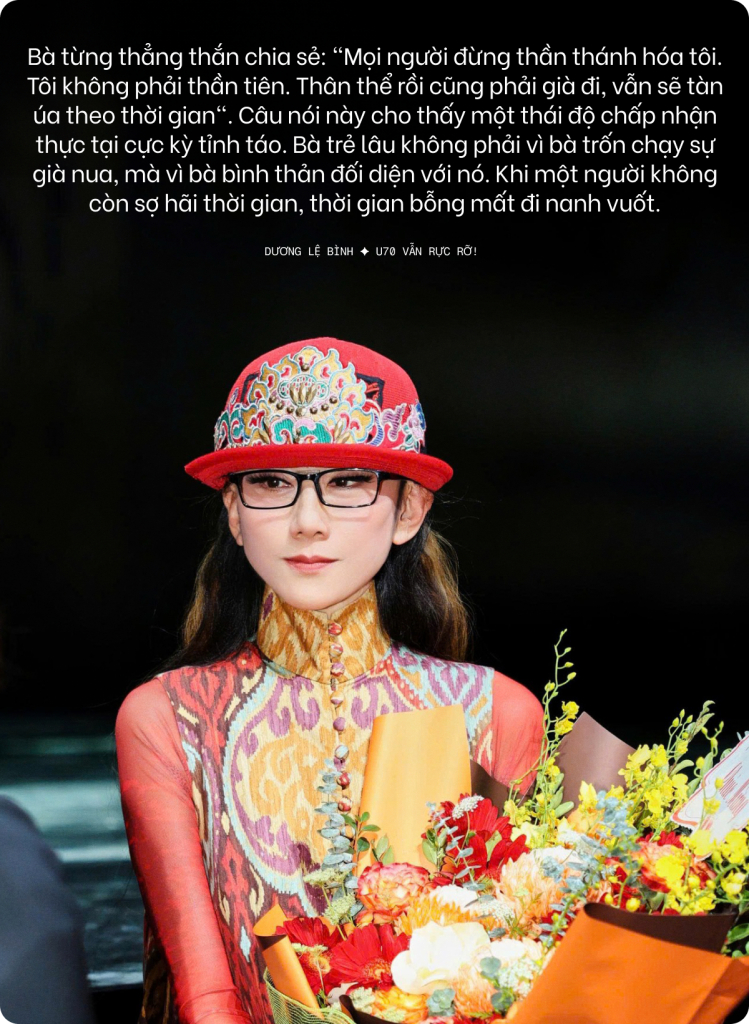 Nh&igrave;n Dương Lệ B&igrave;nh tuổi 66 để thấy: Phụ nữ gi&agrave; đi kh&ocirc;ng phải v&igrave; h&ocirc;n nh&acirc;n, m&agrave; v&igrave; đ&aacute;nh mất &ldquo;khoảng trời ri&ecirc;ng&rdquo;- Ảnh 3.