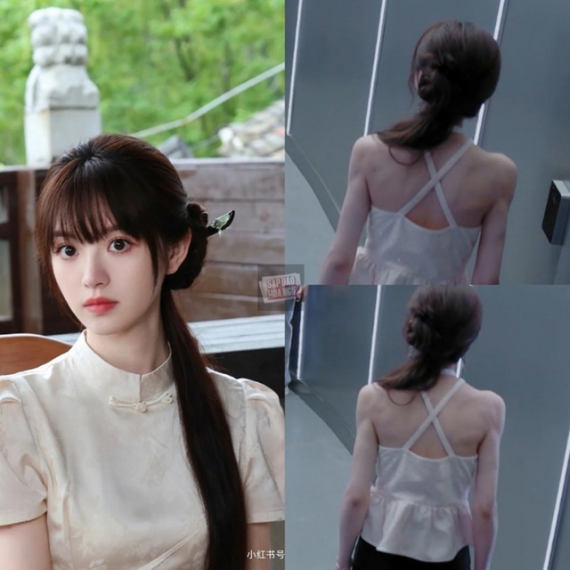 Nữ ch&iacute;nh phim &ldquo;Trục Ngọc&rdquo; chỉ nặng 45kg nhưng vẫn bế được bạn diễn cao 1m90: B&iacute; quyết giữ d&aacute;ng thon gọn d&ugrave; m&ecirc; ăn cơm- Ảnh 2.