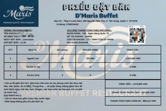 Tr&agrave;n lan fanpage giả mạo nh&agrave; h&agrave;ng buffet D'Maris, Poseidon..., nhiều người sập bẫy- Ảnh 1.