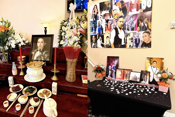 Mẹ kh&oacute;c ngất b&ecirc;n linh cữu Kasim Ho&agrave;ng Vũ, nhiều đồng nghiệp tiễn đưa- Ảnh 1.