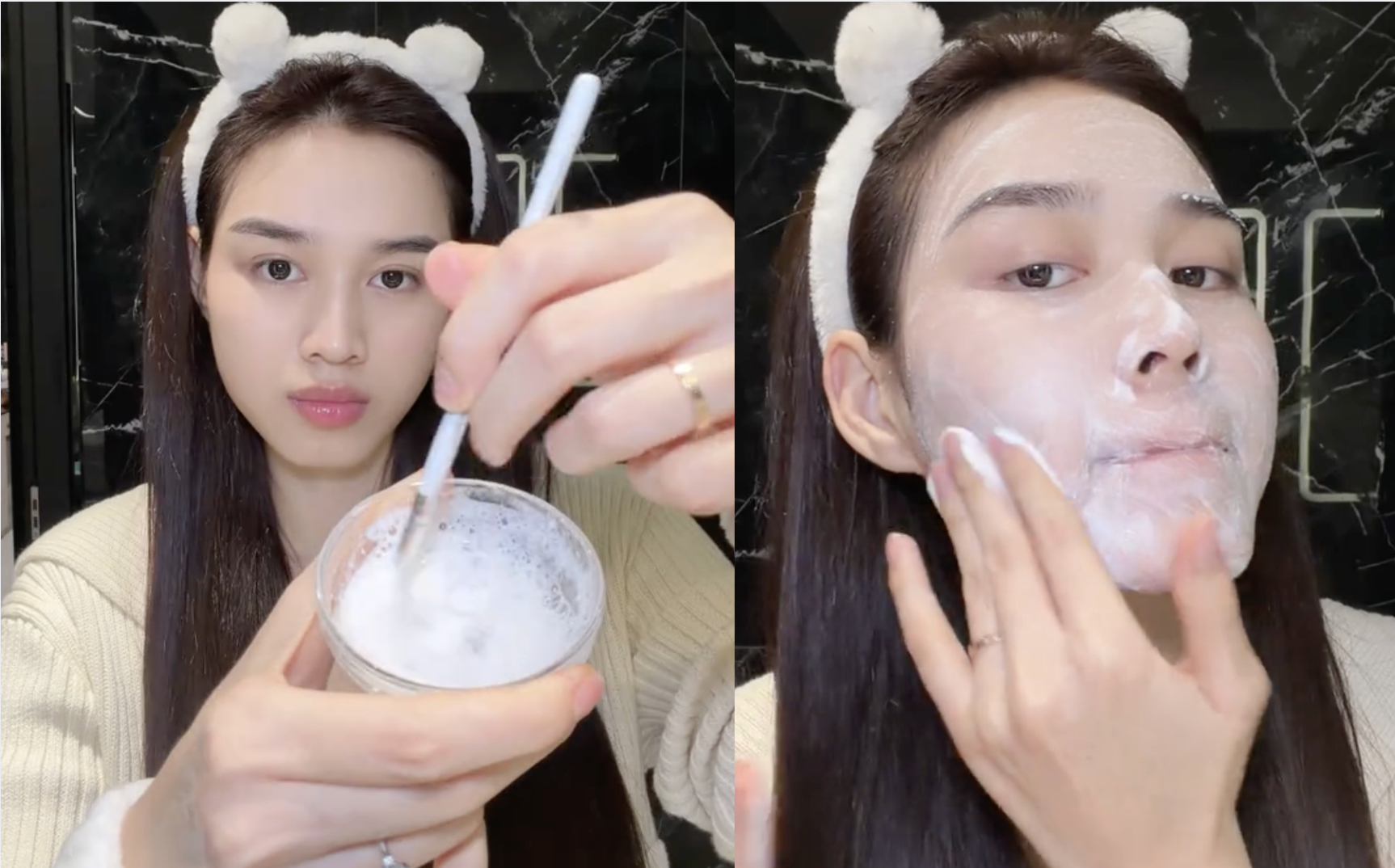 Đỗ H&agrave; hướng dẫn skincare: Da rất đẹp nhưng trả lời "trật lất" khiến ngh&igrave;n người cười b&ograve;- Ảnh 3.