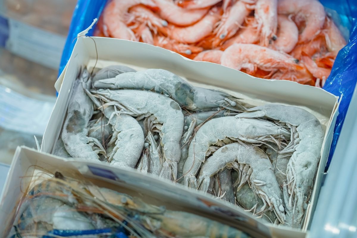 Mua t&ocirc;m đ&ocirc;ng lạnh si&ecirc;u thị: Cao thủ n&oacute;i dấu hiệu ở đu&ocirc;i, kh&ocirc;ng phải ai cũng biết- Ảnh 1.