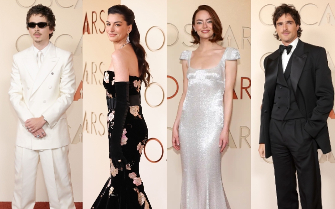 Si&ecirc;u thảm đỏ Oscar 2026: Anne Hathaway - Emma Stone visual đại chiến, Timoth&eacute;e Chalamet c&oacute; so k&egrave; được nam thần Đồi Gi&oacute; H&uacute;?