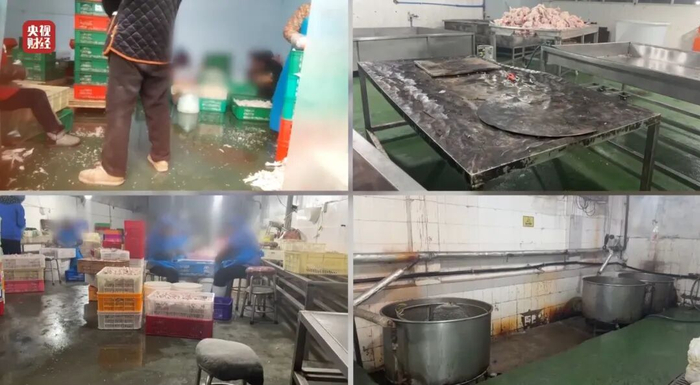 Bên trong xưởng sản xuất chân gà "hot trend" Trung Quốc: Tẩy trắng bằng oxy già và hàng tấn hoá chất, chân gà chất đống trên nền đất bẩn- Ảnh 3. Bên trong xưởng sản xuất chân gà "hot trend" Trung Quốc: Tẩy trắng bằng oxy già và hàng tấn hoá chất, chân gà chất đống trên nền đất bẩn- Ảnh 3.