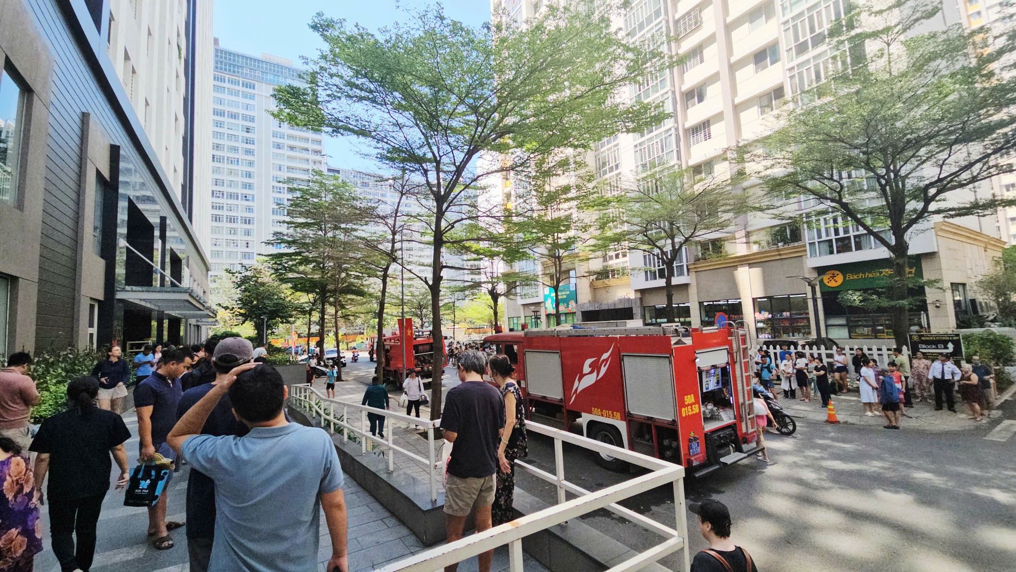 Cháy căn hộ chung cư trên đường Mai Chí Thọ, TPHCM- Ảnh 3. Cháy căn hộ chung cư trên đường Mai Chí Thọ, TPHCM- Ảnh 3.