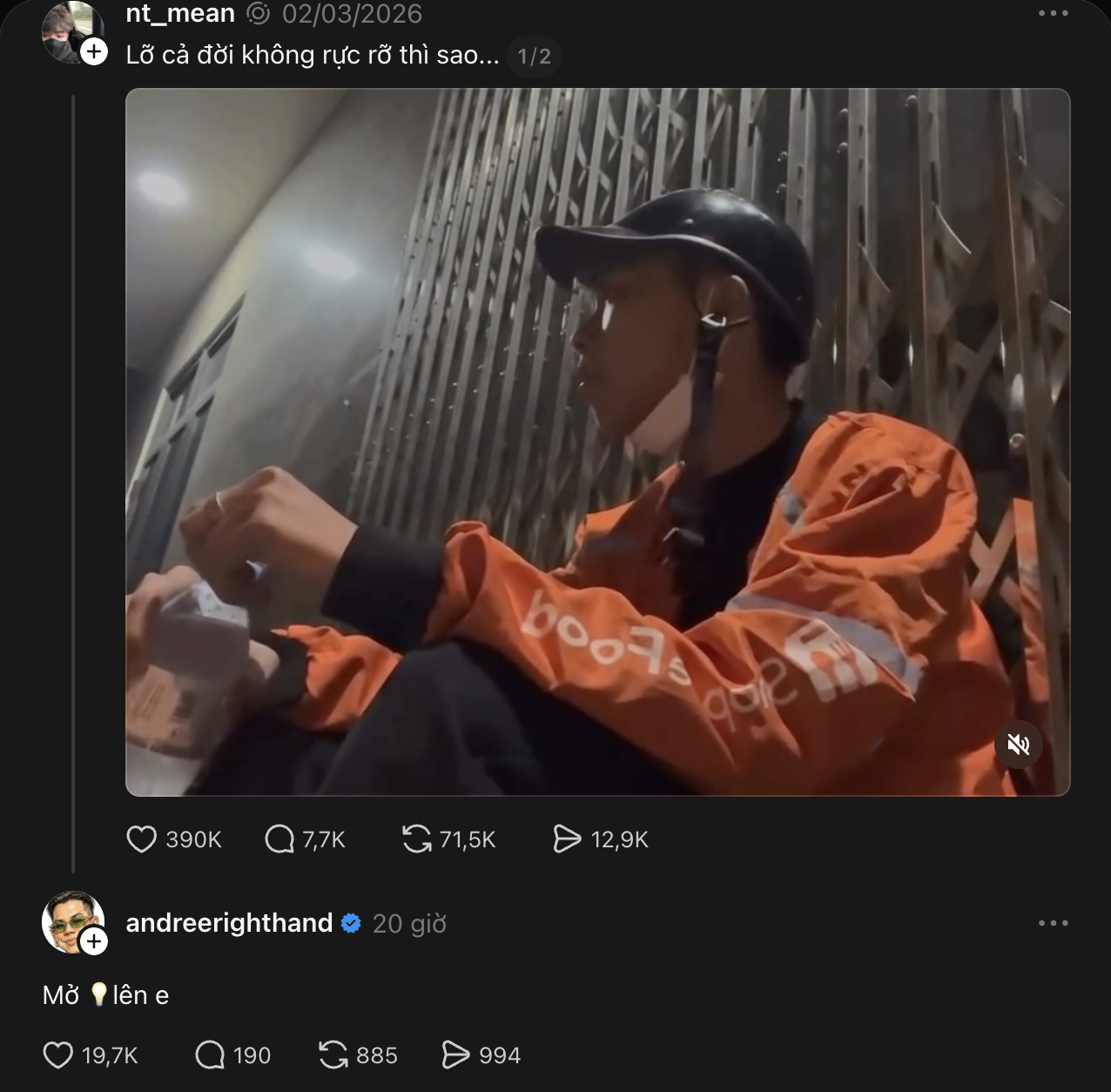 "Nếu cả đời n&agrave;y kh&ocirc;ng rực rỡ th&igrave; sao?", Andree trả lời 1 c&acirc;u khiến netizen tranh c&atilde;i dữ dội- Ảnh 1.