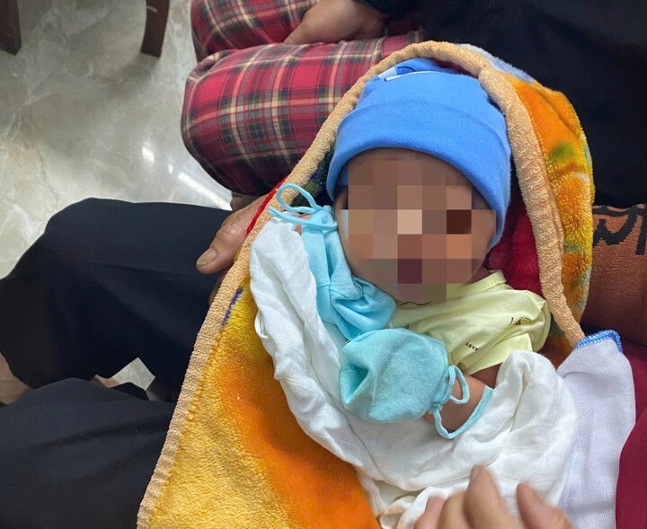 B&eacute; trai sơ sinh bị bỏ rơi dưới hầm chui cao tốc ở Quảng Trị- Ảnh 1.