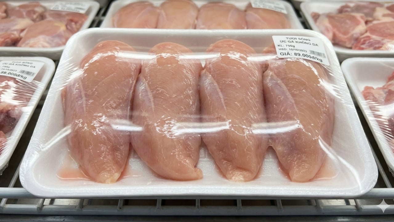 Thịt đ&oacute;ng khay nh&igrave;n giống nhau, nhưng người l&agrave;m si&ecirc;u thị chỉ chọn 1 kiểu- Ảnh 2.