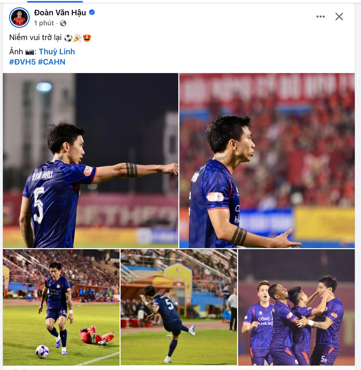 Niềm vui của Văn Hậu- Ảnh 1.