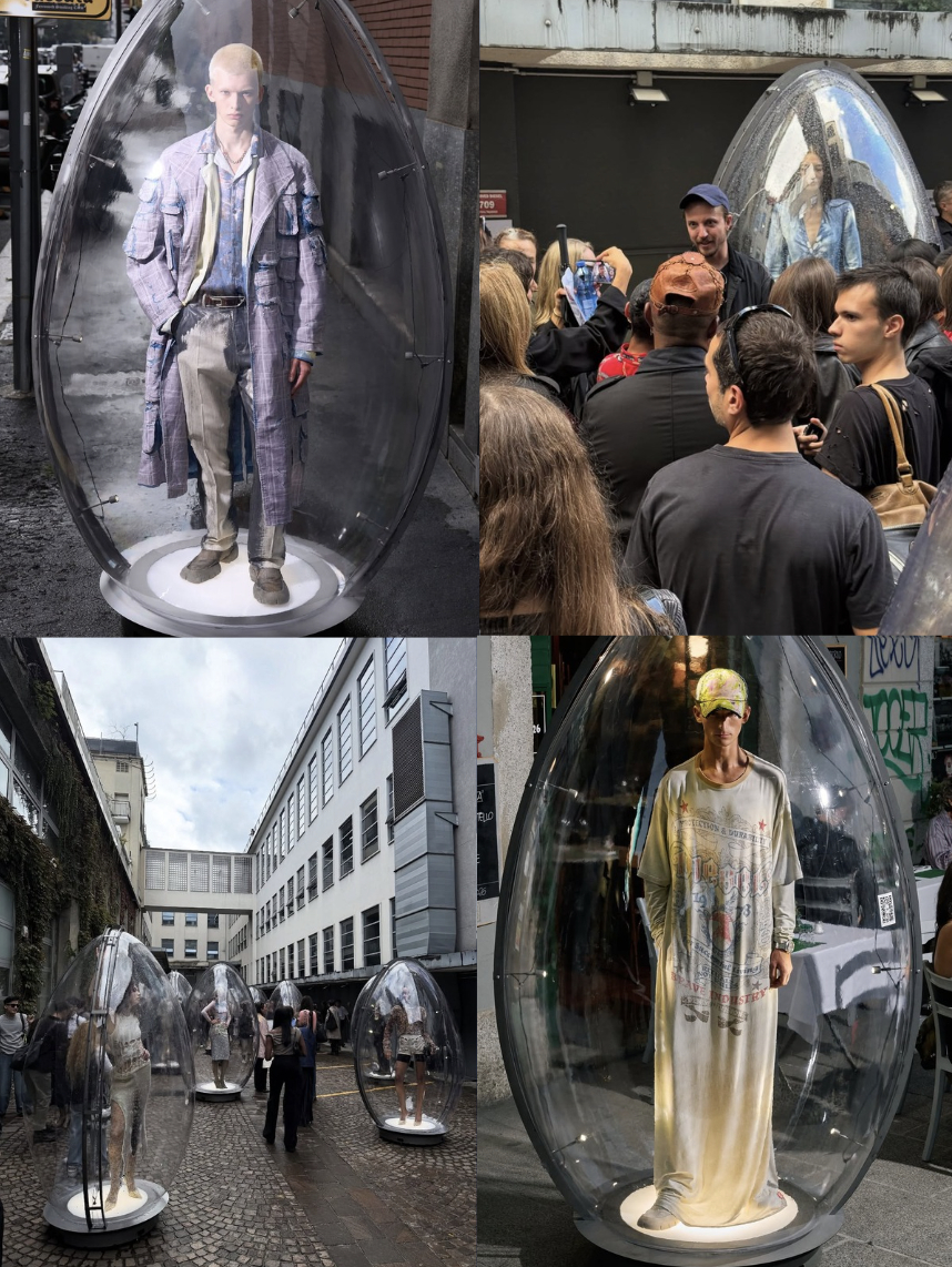 Tranh c&atilde;i: Diesel nhốt người mẫu Trung Quốc trong lồng k&iacute;nh giữa trời lạnh, nhiều người ph&aacute;n "v&ocirc; nh&acirc;n đạo" cho đến khi biết mức lương 1 ng&agrave;y- Ảnh 4.