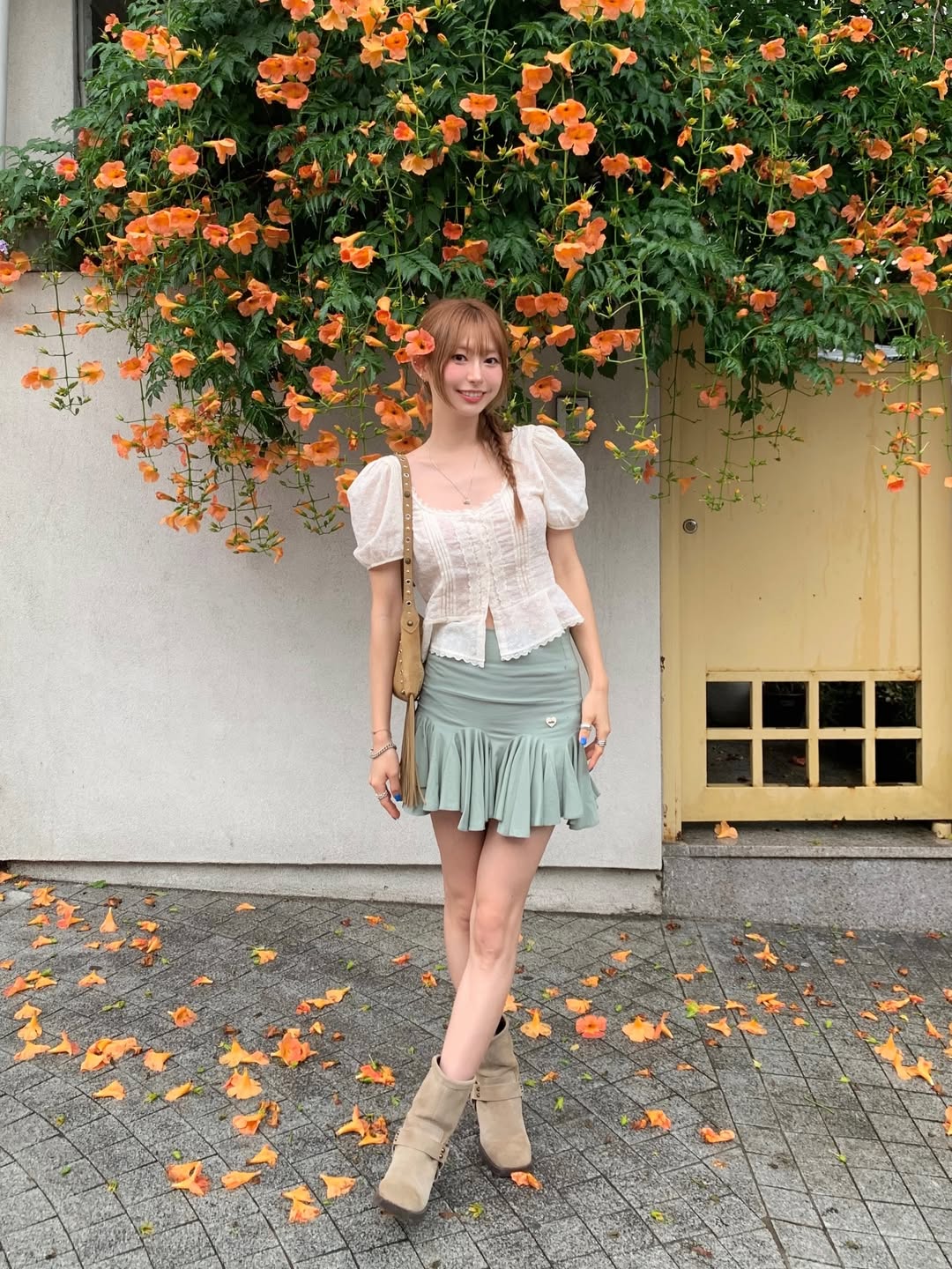 Mỹ nữ cao đ&uacute;ng 1 m&eacute;t rưỡi mặc đẹp qu&ecirc;n sầu: Ch&acirc;n kh&ocirc;ng d&agrave;i nhưng hack d&aacute;ng si&ecirc;u, ai cũng tưởng 1m65 l&agrave; &iacute;t- Ảnh 8.