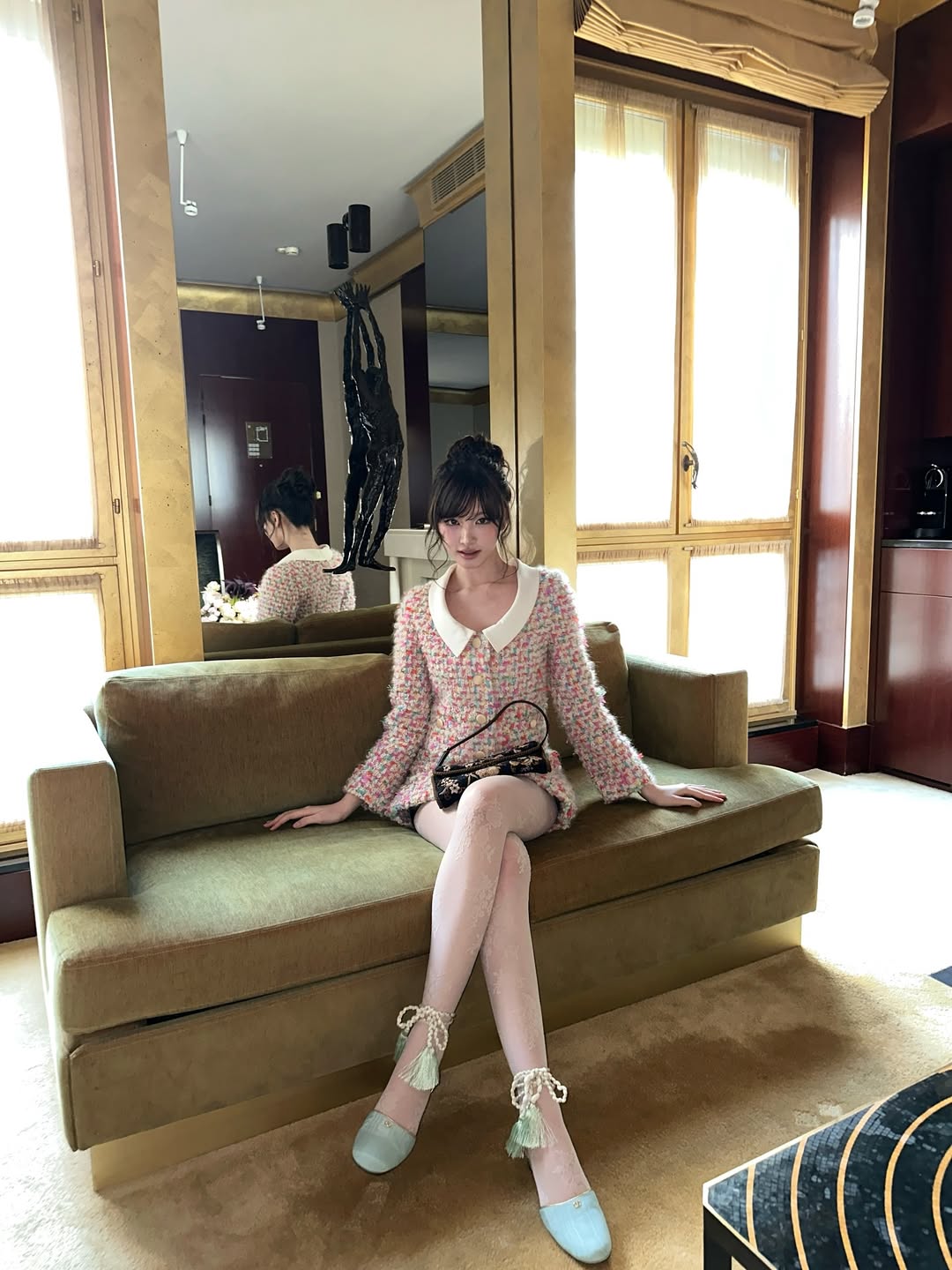 Giảm c&acirc;n giống như "thần ch&uacute;" l&ecirc;n hương của mỹ nh&acirc;n showbiz: Nhan sắc thăng hạng, ăn mặc đẹp tuyệt đối- Ảnh 12.