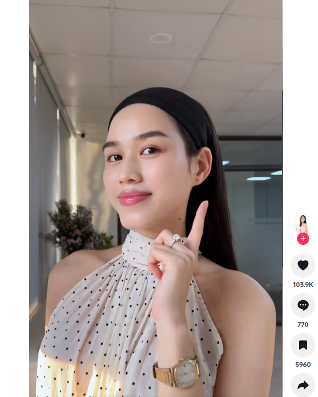 Đỗ H&agrave; skincare lộ mặt thật khiến 12 triệu người h&oacute;ng, 103.000 lượt thả tim- Ảnh 1.