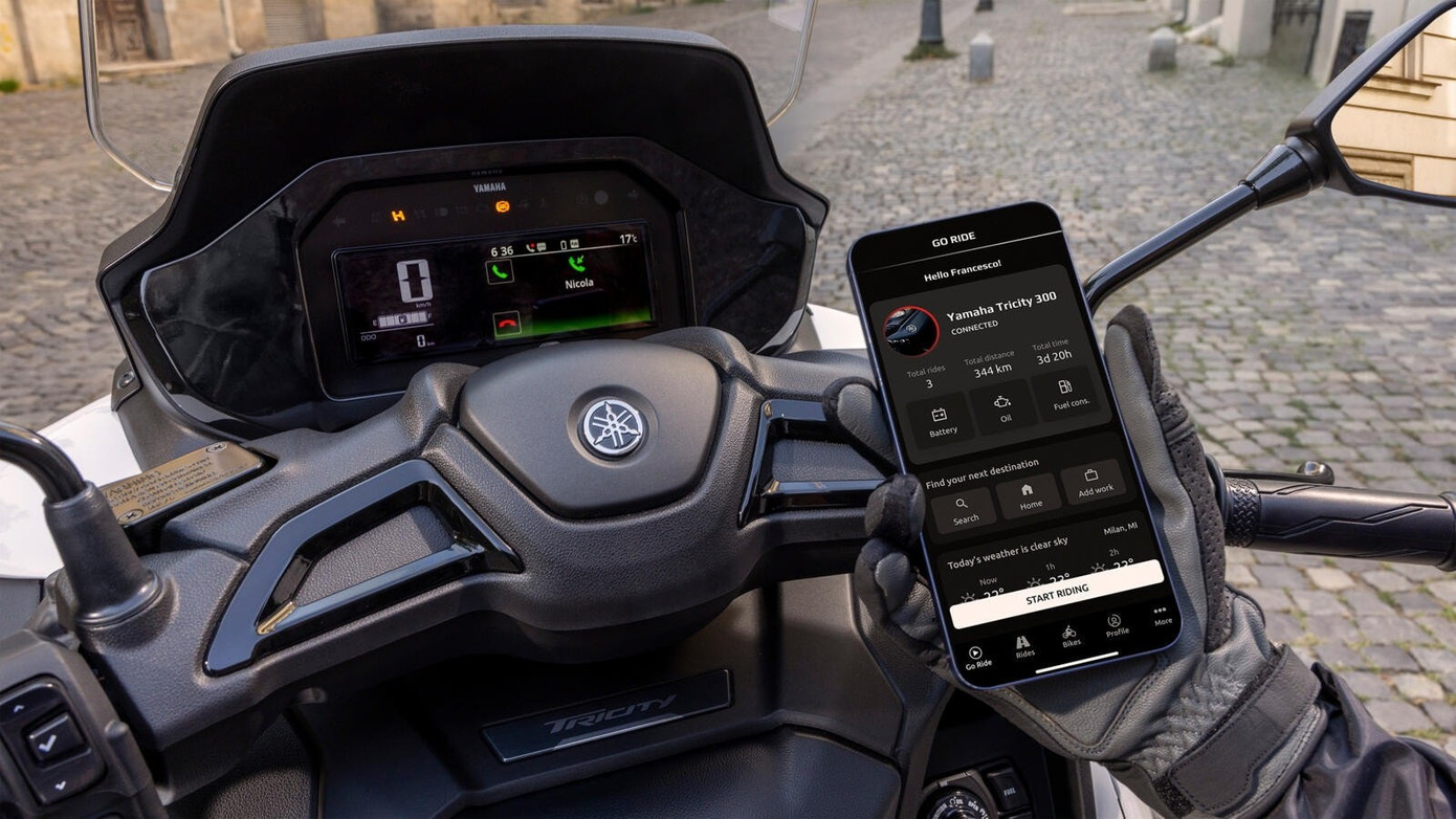 Yamaha tr&igrave;nh l&agrave;ng xe m&aacute;y 3 b&aacute;nh c&oacute; t&uacute;i kh&iacute;- Ảnh 4.