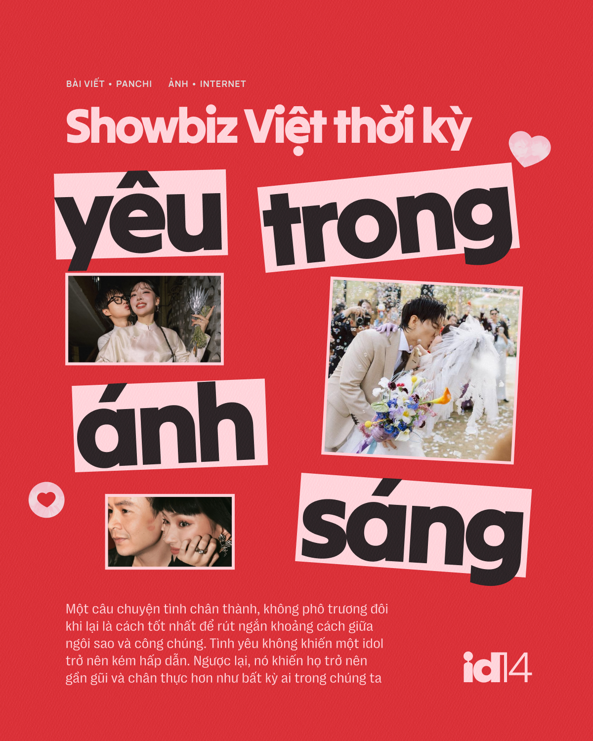 Showbiz Việt thời kỳ "y&ecirc;u trong &aacute;nh s&aacute;ng": Khi ch&acirc;n th&agrave;nh l&agrave; vũ kh&iacute; tối thượng đ&aacute;nh bại mọi scandal- Ảnh 1.
