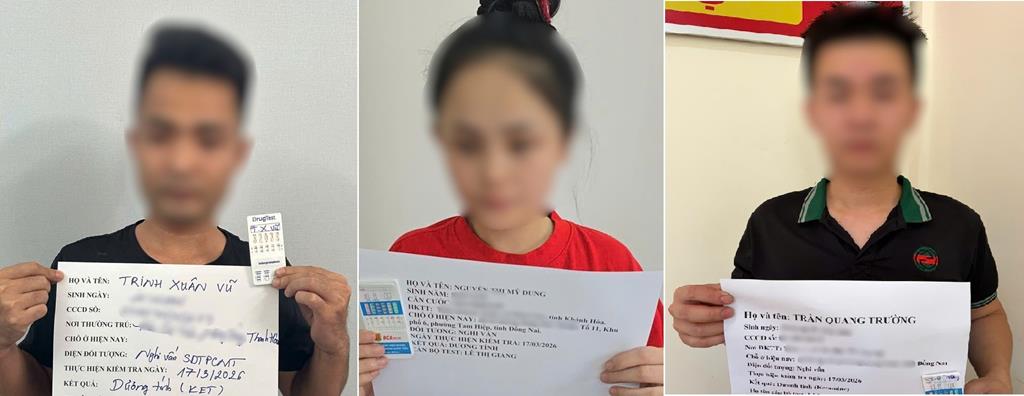 Kh&aacute;m x&eacute;t, bắt giữ Nguyễn Thị Mỹ Dung v&agrave; 4 người đ&agrave;n &ocirc;ng- Ảnh 1.