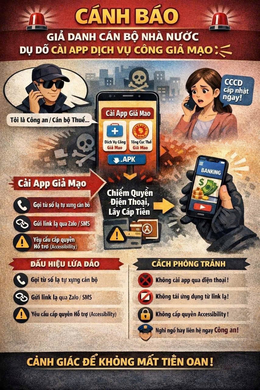 C&ocirc;ng an cảnh b&aacute;o tin nhắn Zalo, SMS c&oacute; thể khiến t&agrave;i khoản ng&acirc;n h&agrave;ng bị r&uacute;t sạch- Ảnh 1.