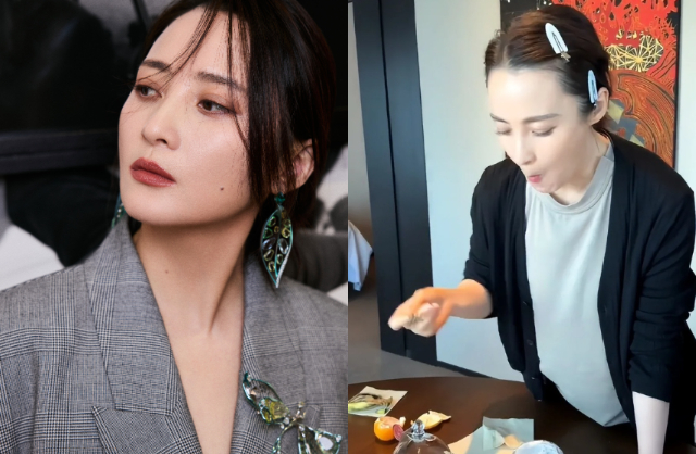 Mỹ nh&acirc;n showbiz đang ăn, trợ l&yacute; ri&ecirc;ng liền nh&igrave;n chằm chằm rồi lớn tiếng nhắc nhở: 