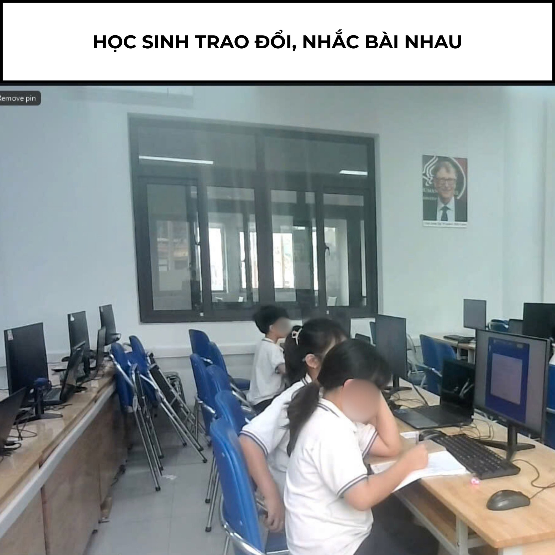 N&Oacute;NG: Hủy kết quả nhiều ph&ograve;ng thi VioEdu ở H&agrave; Nội v&igrave; gian lận, camera bắt trọn "g&oacute;c khuất", gi&aacute;m thị bị tố nhắc b&agrave;i- Ảnh 4.