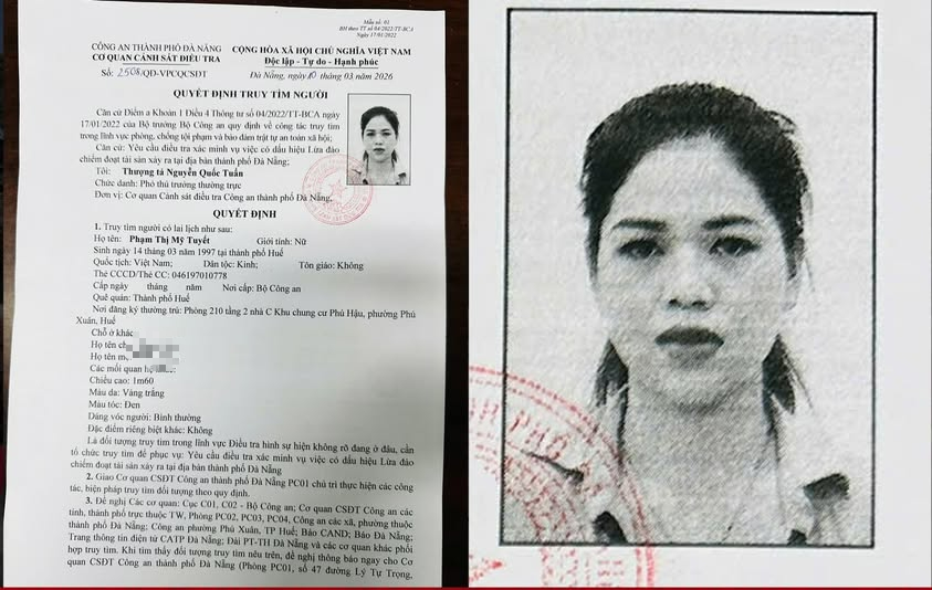 Ra quyết định truy t&igrave;m Phạm Thị Mỹ Tuyết sinh năm 1997- Ảnh 1.