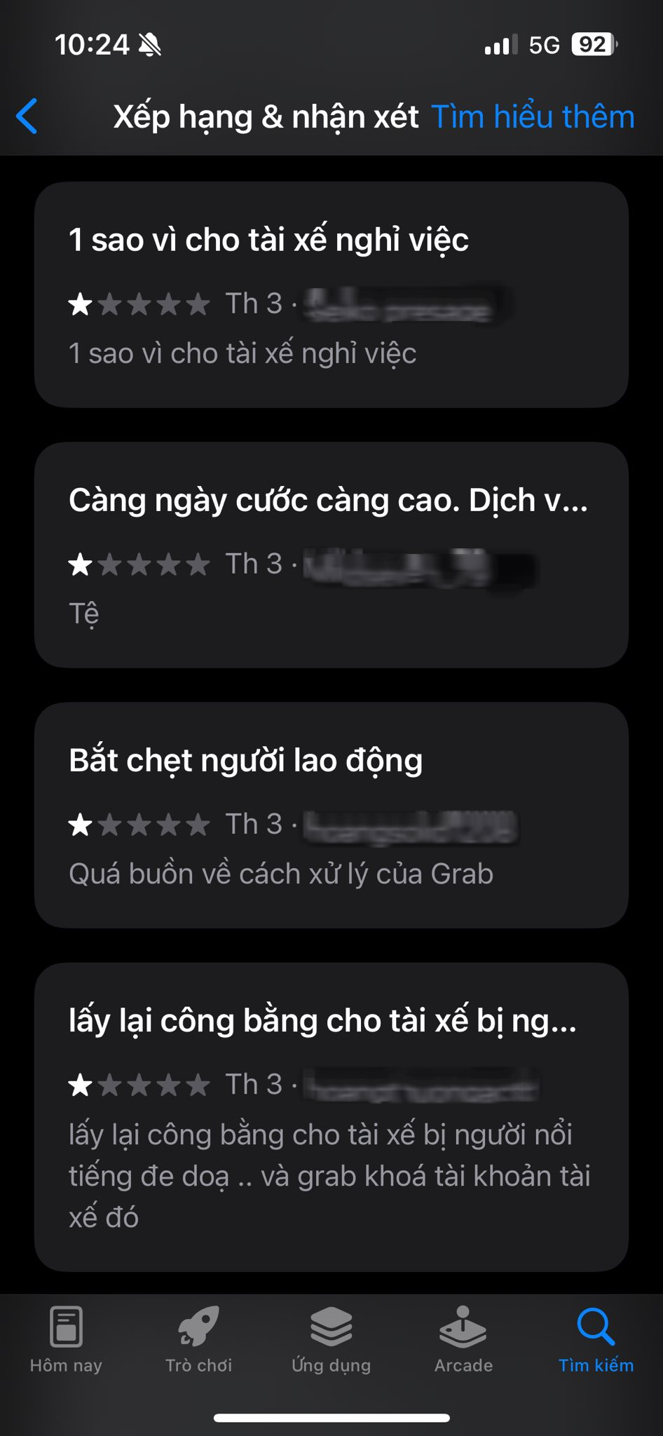 Grab nhận &ldquo;b&atilde;o 1 sao&rdquo;- Ảnh 4.