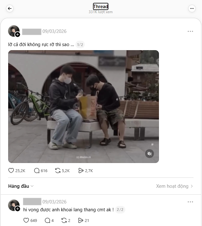 Khoai Lang Thang an ủi Jimin v&agrave; Jungkook (BTS) khi cả 2 bị chế ảnh "lỡ cả đời kh&ocirc;ng rực rỡ th&igrave; sao?"- Ảnh 1.